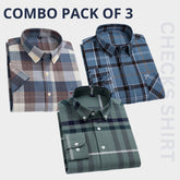 Premium Imported 100% High Quality Check Shirt | Full/Half Sleeve | With Pocket |(FS-104)